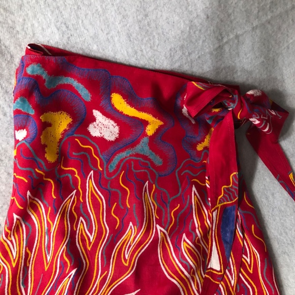 NWOT - Tropical Print Sarong & Elasticized Top - Picture 13 of 16